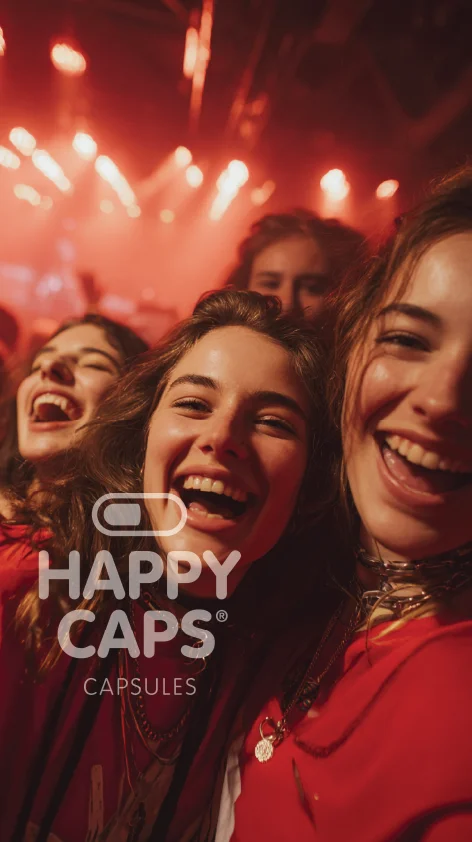 Happy Caps PARTY-E intens geluk en zachte, natuurlijke ENERGIE