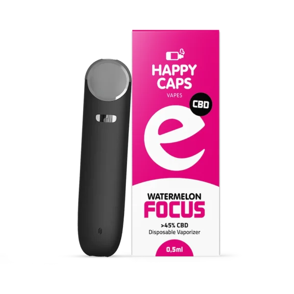 FOCUS WATERMELON VAPE is your clean hit of clarity. Packed with 45% CBD and a refreshing watermelon aroma, this vape is built to sharpen your mind, boost presence