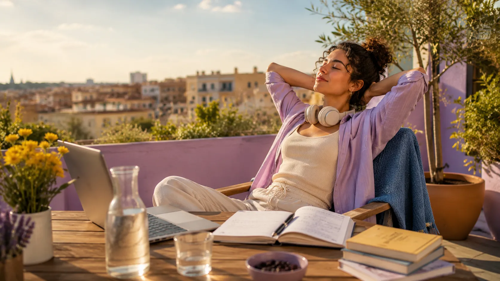 Daytime mood capsules for a calm and balanced productive day