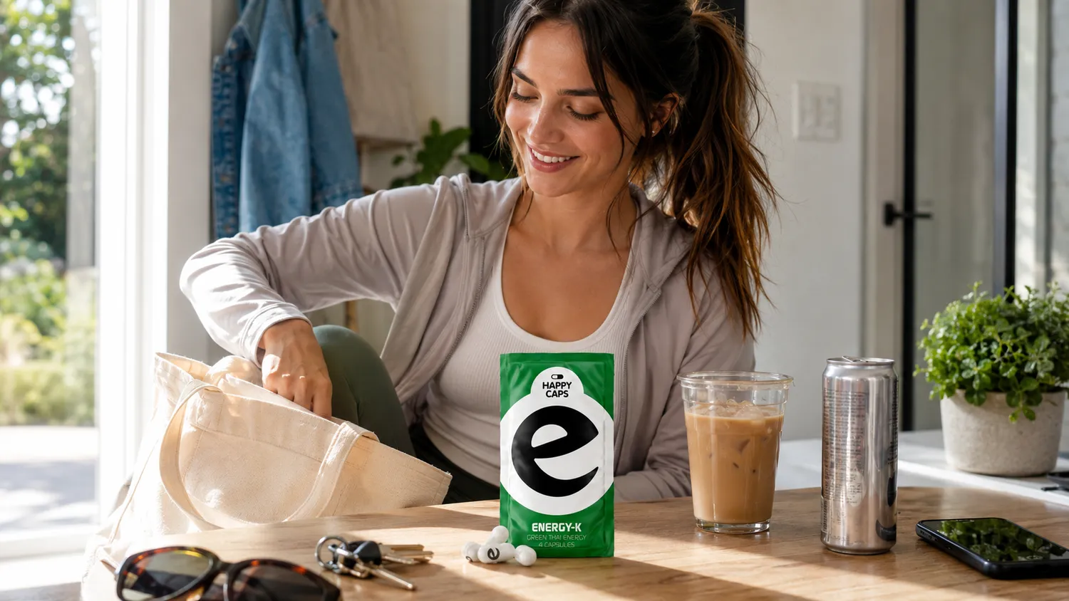Energy-K natural energy capsules for a fresh active mood