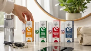 Happy Caps herbal mood sprays range for different daily routines