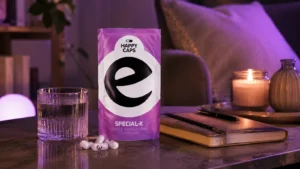 Special-K capsules by Happy Caps in a dreamy purple setting